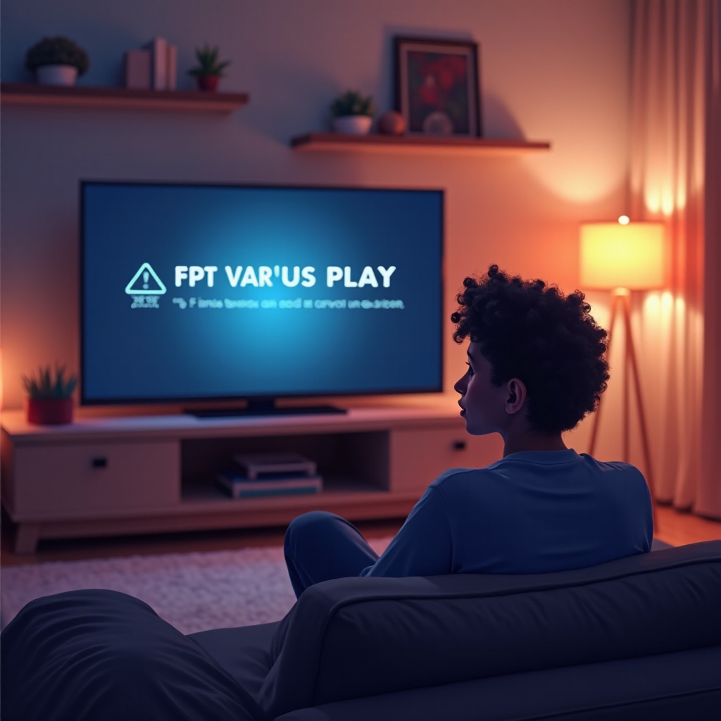 lỗi không vào được fpt play trên tv