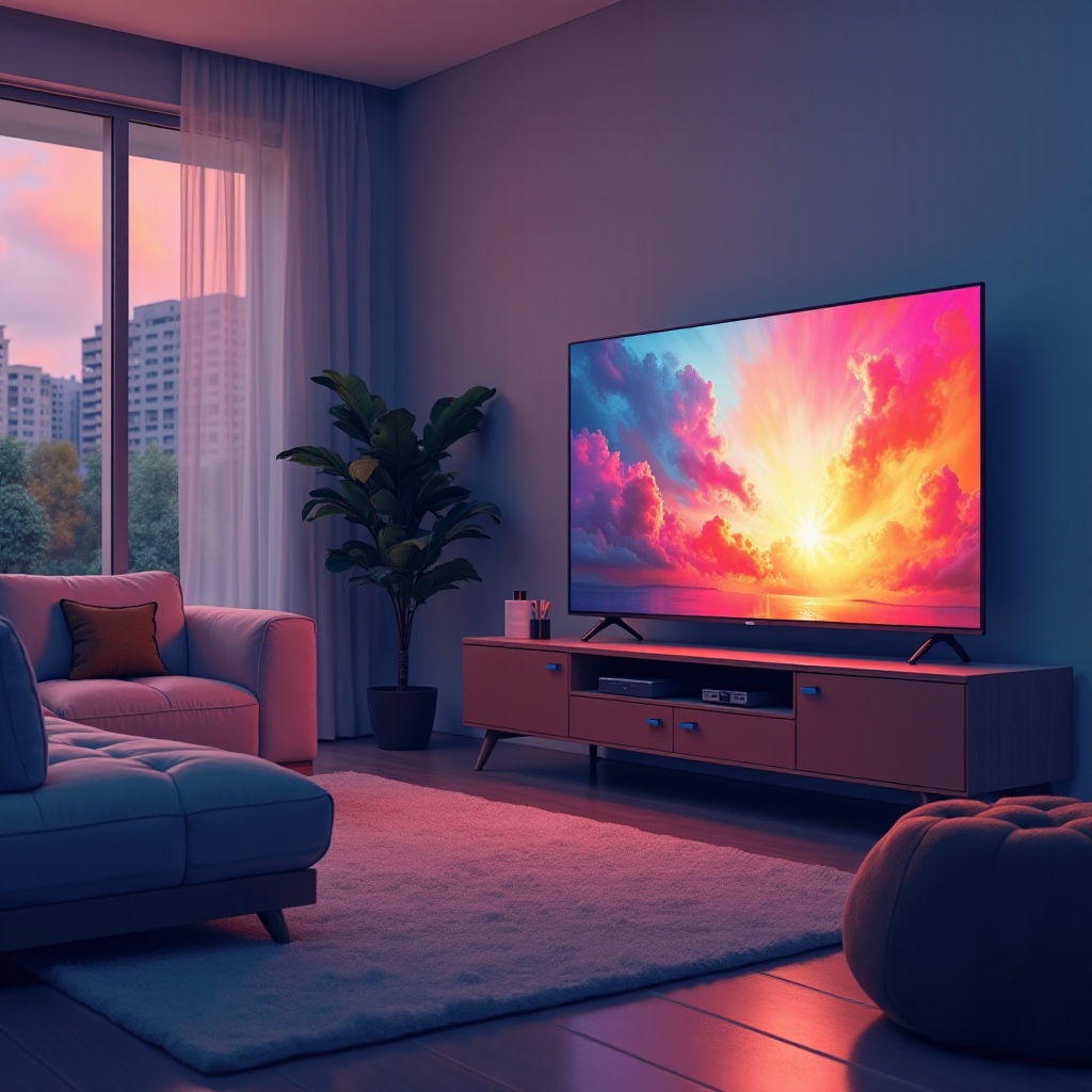 tv bị nhiễu màu