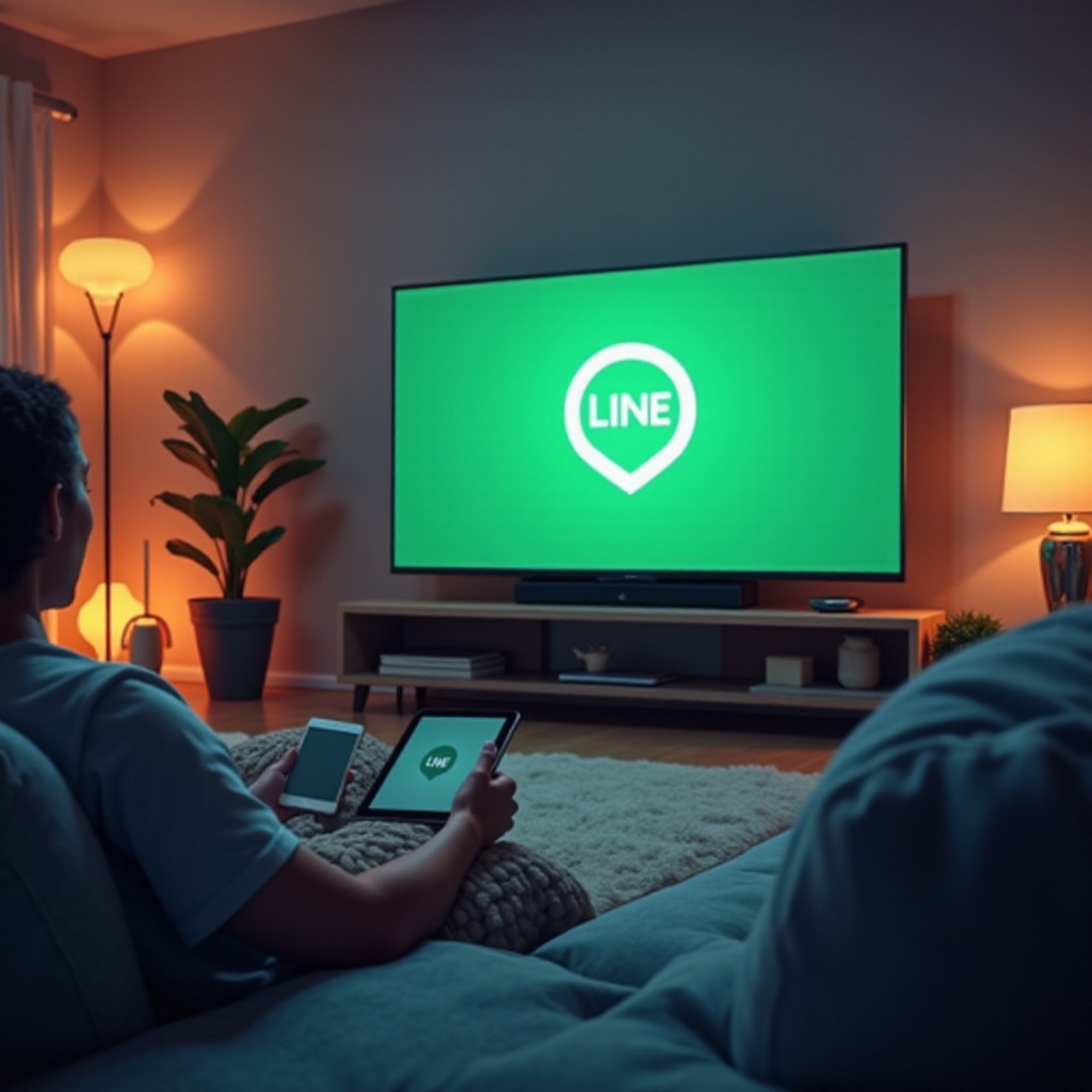 cách xem line tv