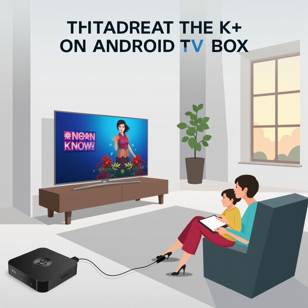cách xem k+ trên android tv box