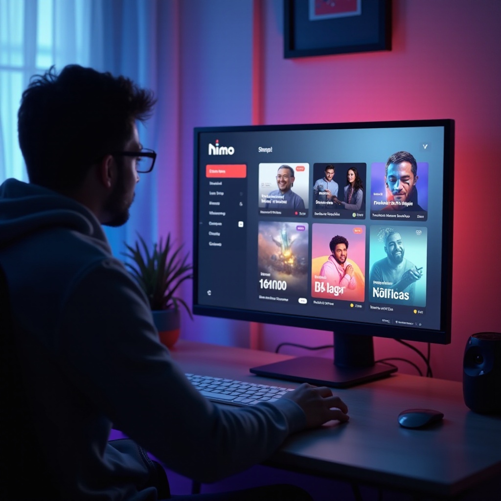 xem nimo tv trên pc