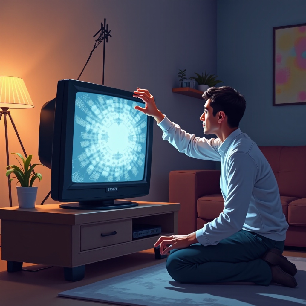 tv nhiễu sóng