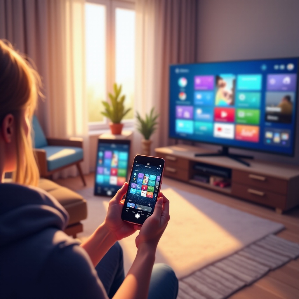 trình chiếu đt lên tv