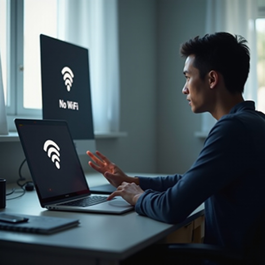 máy tính không bắt được wifi