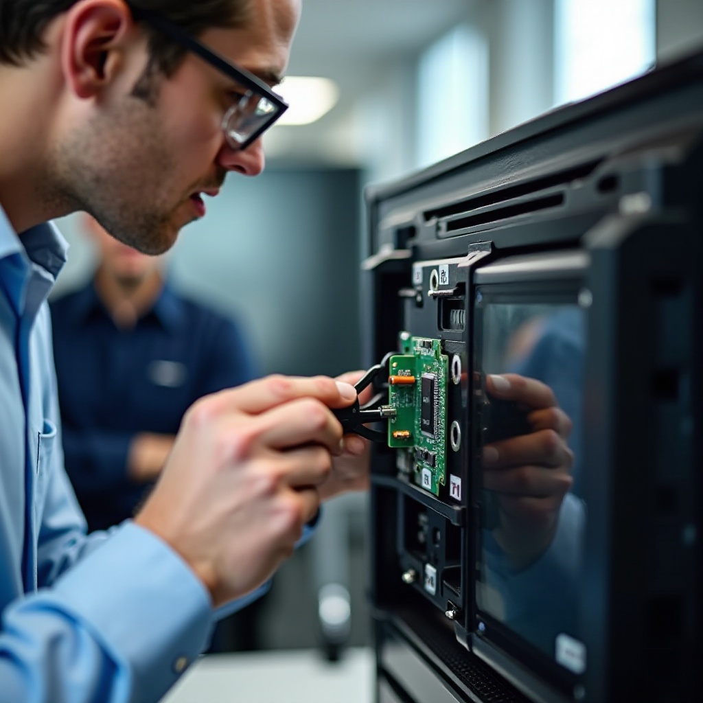 thay màn hình tivi