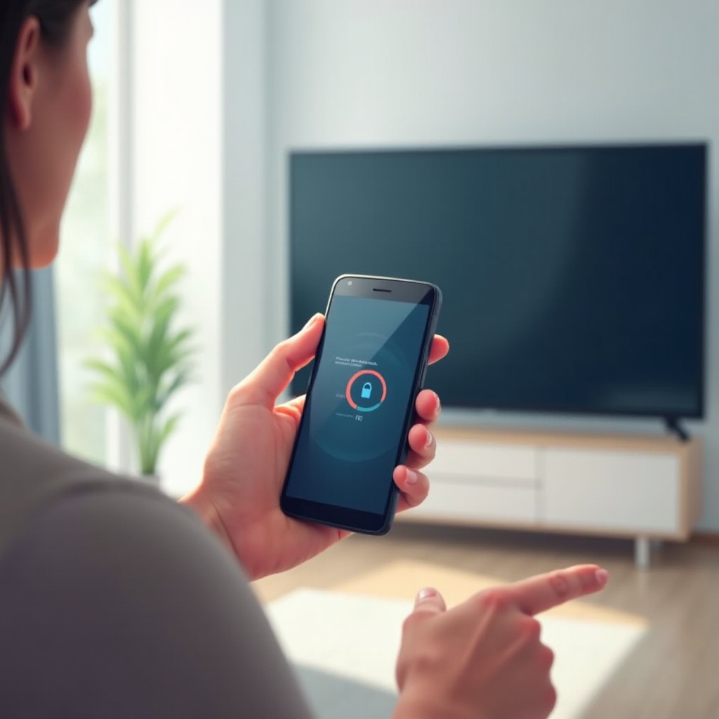 mở tv bằng điện thoại