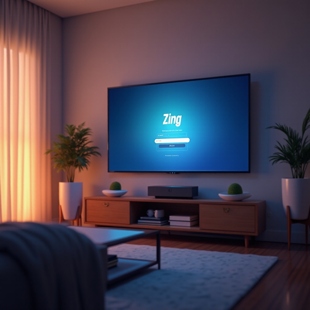 cách đăng nhập zing tv trên tv samsung